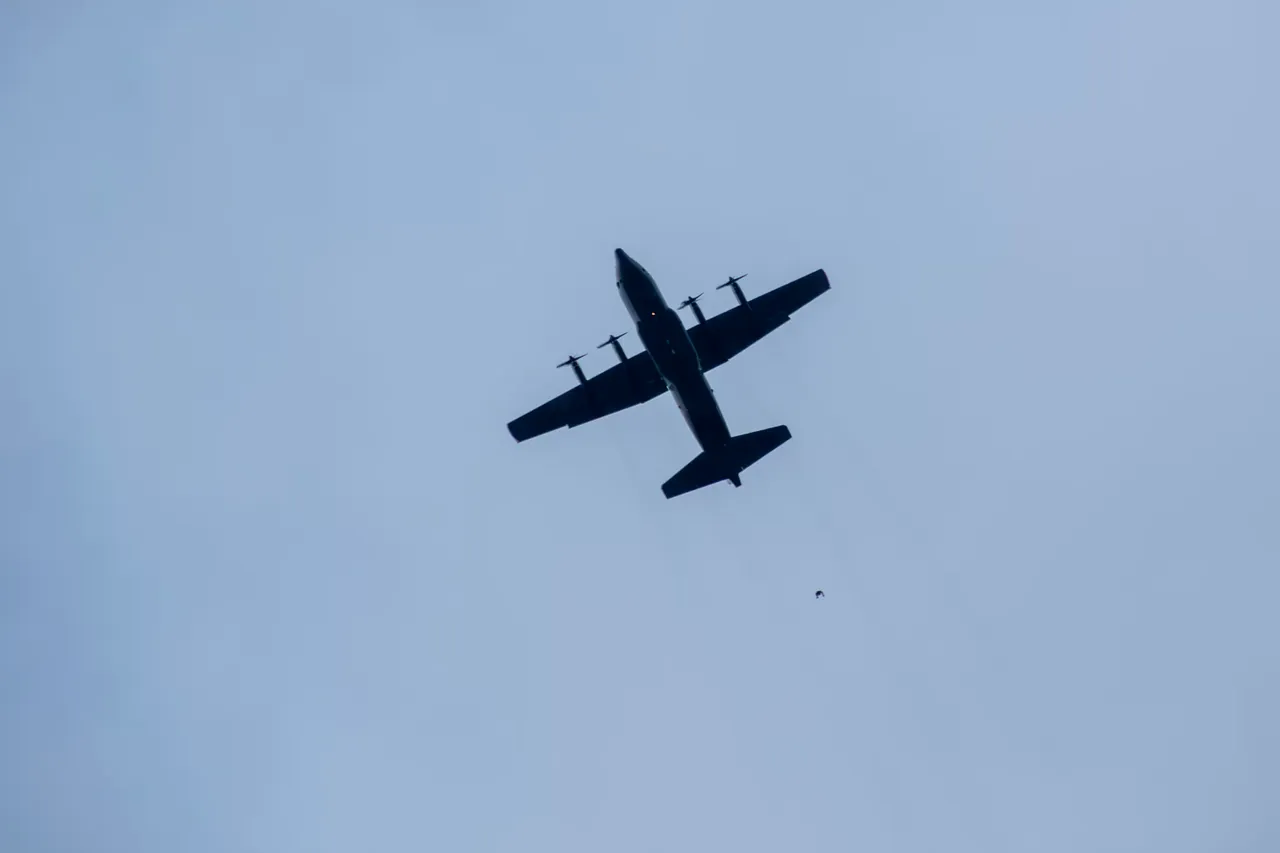 First Red Lion jumping off C-130