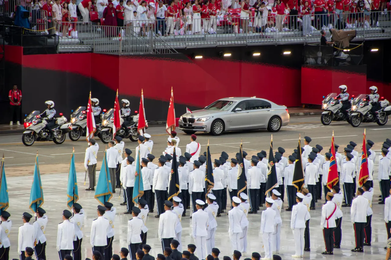 Arrival of Prime Minister Lawrence Wong