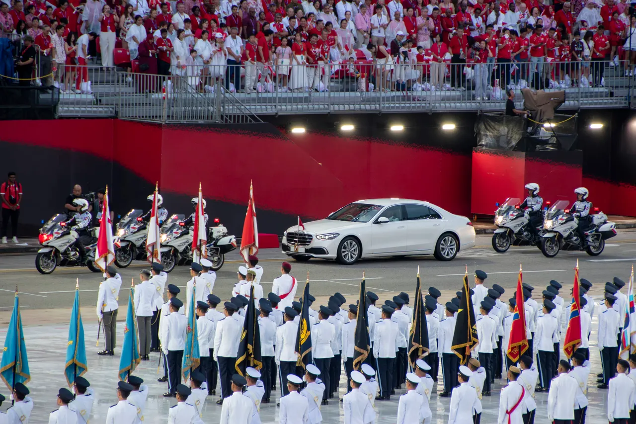 Arrival of President Tharman Shanmugaratnam